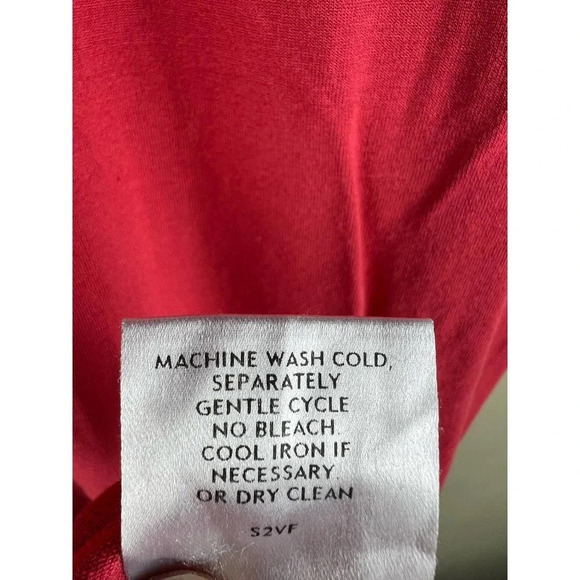 Eileen Fisher Pink Cap Sleeve Drape Shift Dress Women’s Small - Picture 5 of 5